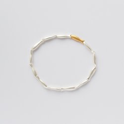 kleine Fische Sterlingsilber, 1 Fisch 18. kt. Gelbgold