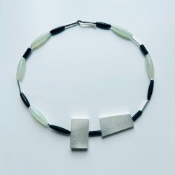 Kette Onyx4 Sterlingsilber Onyx Achat